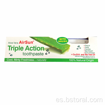 Airsun Fresh Mint Aloe Vera Pasta de dientes natural